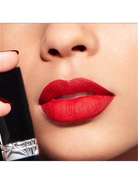 dior beauty rouge dior lipstick in 999